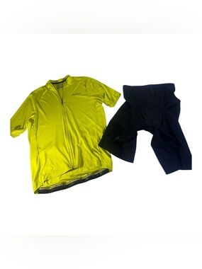 Specialized RBX Classic Cycling Jersey & Shorts Set Yellow Black Men’s Large